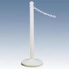 Stanchion-White Plastic