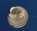 Saucer, Ivory w/Double Gold Band