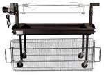 Rottiserie, w/firebox 75#, 2' x 5'