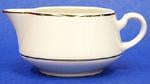 Creamer, Ivory w/Double Gold Band