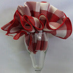 Color Swatch: Red and White Check