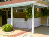 8' Skirted Bar Table